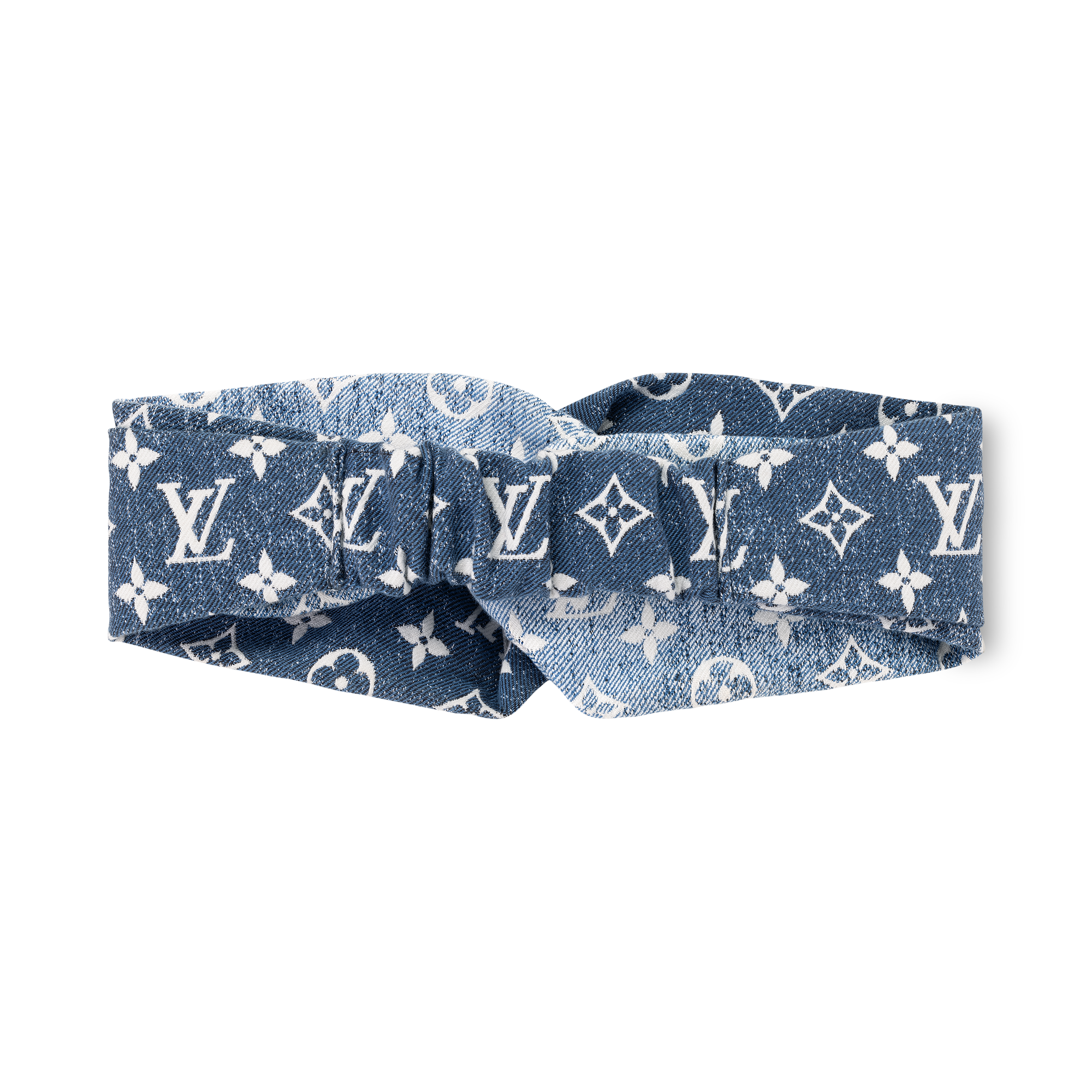Monogram Jacquard Denim Bandeau S00 Accessories LOUIS VUITTON